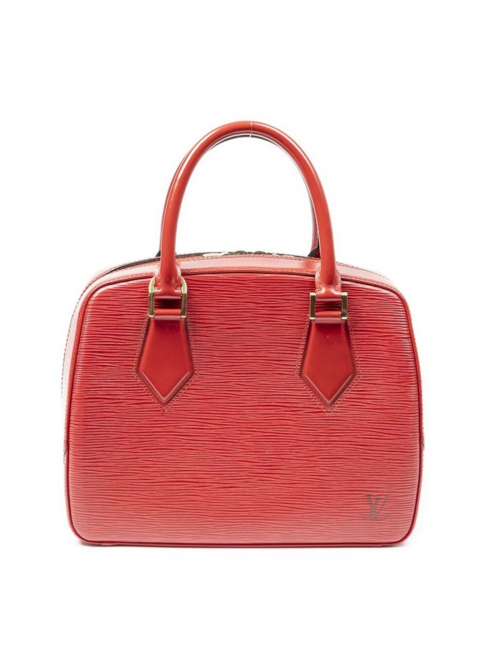 Louis Vuitton Sablon Epi Handbag Red